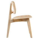 Modway Habitat Wood Dining Side Chair - Grey-No Assembly Required