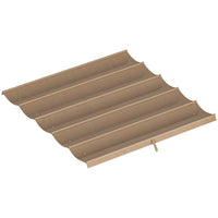 Outsunny 8.2' L x 8.4' W Retractable Pergola Canopy Replacement for 10' L x 10' W Frame (Cover Top) - Tan-ONLY fits Outsunny 9.8' x 9.8' (3 x 3 m) Pergola (SKU: 84C-054BK, 84C-054BN)