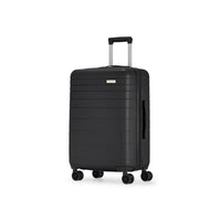 Bondstreet Panoramic 26.5" ABS/PC Hardside Medium Check-in Luggage - Black-Made of lightweight and resistant ABS/PC
