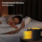 Handy Heater - Chauffage d'appoint électrique portable en céramique à chaleur instantanée de 1200 W-Fonctionnement intérieur silencieux et sécuritaire : profitez d'une chaleur électrique céramique silencieuse et sécuritaire avec ce chauffage à fonctionnement silencieux - idéal pour dormir, travailler ou l'usage familial en intérieur sans bruit perturbateur ni problèmes de sécurité.