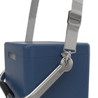 Permasteel 14 qt Portable Cooler with Dual Carrying Options - Navy Blue-Easy to clean