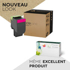 Ecotone - 78C1XM0 Lexmark Remanufacturés Toner Cartridge - Rendement Élevé - Magenta-Type : EcoTone reusinée