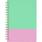 Mead 2026-27 Two-Tone Weekly/Monthly Planner - 8½" x 6" - Watermelon - Bilingual-15 months: July 2026 - September 2027 + 3 monthly spreads of October, November and December