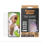 PanzerGlass Ultra-Wide Fit Screen Protector for Samsung Galaxy S24 Plus - Clear-Keeps your device safe from your everyday fumbling, dropping and cracking