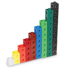 Learning Resources - Ensemble de cubes en plastique à assembler par pression - à partir de la maternelle - 500/ensemble-Utilisation : Maths