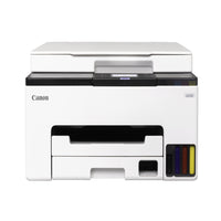 Canon - Imprimante tout-en-un pour petit bureau et domicile MegaTank MAXIFY GX1020-primez jusqu’à 3 000 pages en noir et blanc/3 000 pages en couleur avec un seul jeu d’encres