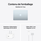 Apple - MacBook Air 13 po - M5 - 10 coeurs - 1 To SSD - Mémoire unifiée 16 Go - Bleu ciel - Français-9
