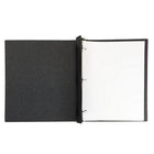 JAM Paper - Classeur à 3 anneaux en cuir italien, 3/4 po, noir (369231775)-4