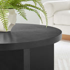 Modway - Silas Manche Table basse en bois - Noir-Base en forme de X