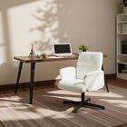 Homy Casa 63"W Modern Writing Desk - Brown-Dimensions: 63"L x 35.4"W x 29.3"H