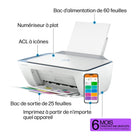 HP - Imprimante tout-en-un DeskJet 2842e avec 6 mois d'abonnement Instant Ink - Skyride-Application HP: Imprimez, numérisez, photocopiez ou télécopiez directement de votre téléphone intelligent avec l'application d'impression la plus facile à utiliser, et obtenez des fonctions permettant de gagner du temps avec HP+