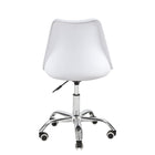 Simply Office Chair - White-Heavy duty chrome finish base