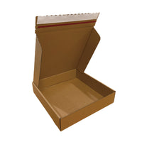 Reliabag - Boîtes d'expédition en papier kraft ondulé auto-adhésives - 13" x 13" x 3" - Paquet de 40-Léger, écologique, durable et robuste