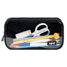 ZIPIT Half & Half Pencil Case - 3‑Compartment School Pouch - Black-Lifetime warranty: We are committed to providing high-quality products that our customers will love. Our pencil case comes with a lifetime warranty, so you can buy with confidence and enjoy years of practical use