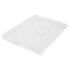 JAM Paper - Cartable à enveloppes en plastique avec crochet et boucle, 3 trous, 9,5 x 1,25 x 11,5 po, transpar., 12/p (218VB1CL)-Fermeture à bouton et ficelle
