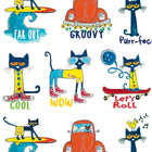 Edupress Pete the Cat Stickers - 1" - 12 Packs of 96-Acid-free and lignin-free
