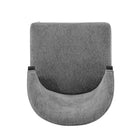 Manhattan Comfort Ola 21.46" Modern Chenille Upholstered Dining Chair - Grey - Set of 2-27.36" L x 22" W x 31.5" H
