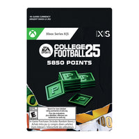 College Football 25: 5850 Points [Digital Code]-Genre: Sports