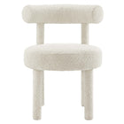 Modway Toulouse Boucle Fabric Dining Chair - Ivory - Set of 2-9