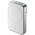 ALOGIC Matrix Universal Magnetic 5000mAh Power Bank - White-5000 mAh Capacity