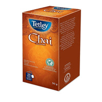Tetley Tea Chai Enveloped Tea Bag - 75 Pack-Black Tea