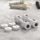 Soozier 11 lb Adjustable Dumbbell Set of Two-Robust plastic cover is resistant to chips and cracking