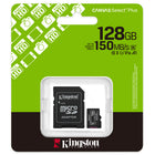 Kingston 128 GB microSDXC Canvas Select Plus G3 with SD Adapter-128 GB capacity