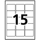 Avery White Laser Durable I.D. Labels, 2-5/8" x 2", 750 Pack (06578)-Compatible with laser printers