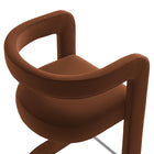 Modway Winslow Performance Velvet Counter Stool - Rust-8