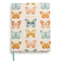 Eccolo Desk Size Journal - 8" x 10" - Butterflies-Beautiful butterfly design hardcover for a touch of inspiration