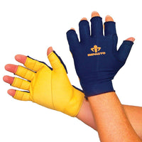 Impacto 525-20 3/4 Finger Impact Glove, Large-Anti-impact and anti-vibration work glove
