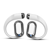 MyBat Design Lab Open-Ear Earbuds - XL - Paw Prints & Hearts -  White-Custom “Paw Prints & Hearts” Design - Unique, attention-grabbing style from the Design Lab collection