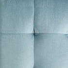 Modway Contour Tufted Cube Performance Velvet Ottoman - Light Blue-Dense Foam Padding