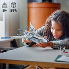 LEGO - Star Wars : Andor Le Chasseur U-Wing Rebelle, Modèle de Véhicule à Construire-4 personnages LEGO Star Wars™ - Figurines LEGO de Cassian Andor et Dedra Meero, chacune avec un pistolet blaster, une figurine LEGO d’agent tactique du BSI et une figurine de droïde LEGO K-2SO, chacune avec un blaster