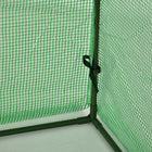 Outsunny - Serre tunnel mini PE 9,7 pi L x 3 pi l x 2,6 pi H avec armature en acier et portes zippées- Structure légère permettant de déplacer facilement l’emplacement  
