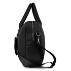 Bugatti PURE Vegan Leather Briefcase for 15.6" Laptop - Black-Dimensions: 11.50" H x 16" L x 3" D
