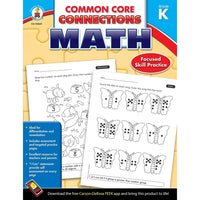 eBook: Carson Dellosa 104601-EB Common Core Connections Math - Grade Kindergarten-You will receive two emails: one confirming your entire order, and one with a "Download Software" buttonYou can download immediately or return to your email to download later