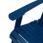Backyard Lifestyles Adirondack Chair - Navy Blue-The Beauty of Wood Without the Maintenance.