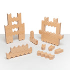 Educational Advantage - Blocs en zigzag - Ensemble de 30-Les enfants trouveront la bonne façon d'empiler et de construire leurs créations
