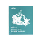 Hilroy Canada Laminated Stitchbook - 10-7/8" H x 8-3/8" W - Assorted Colours-40 ruled pages