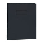 Blueline NotePro Hardcover Notebook, 9-1/4" x 7-1/4", Black, 192 Pages-NotePro offers the durability of a hard cover and the flexibility of a wire-bound book