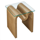 Modway - Ondine Plateau en verre Table d’appoint - Naturel-7