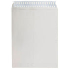 JAM Paper 12 x 15 1/2 Open End Envelopes, Peel & Seal Closure, Light Grey, 500 Pack-Light Grey