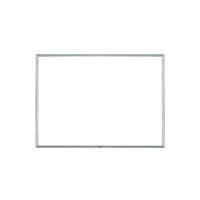 Quartet Economy Dry-Erase Board, Non-Magnetic, Aluminum Frame, 72" x 48"-Non-magnetic melamine surface