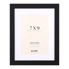Gry Mattr - Ensemble de 7 cadres de galerie en bois - 15,90 po x 12,31 po x 2,68 po - Noir-Conception polyvalente : conception classique qui complète une variété de styles de décoration, du moderne au traditionnel