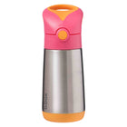 b.box - Insulated Drink Bottle - 350ml - Strawberry Shake-Triple-layer insulation keeps drinks cold up to 8h or warm up to 6h