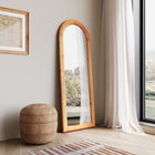 Zuo Tur Mirror - Natural-Mirror Placement: Wall