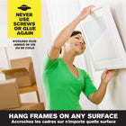 Alien Tape Pre-Cut Double Sided Mounting Tape-High adhesion capacity allows mounting on metal, wood, plastic, aluminum, or glasses surfaces. Warning: Not for use on dry-painted surfaces