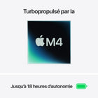 Apple - Portatif MacBook Air 15 po - Puce M4 - SSD 256 Go - Mémoire unifiée 16 Go - Minuit - Anglais-Jusqu’à 18 Heures D’autonomie - Branché ou non, MacBook Air livre toujours les mêmes performances exceptionnelles