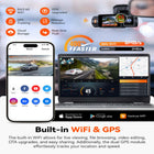 Vantrue N2X 2.7K/1080P Dual Front and Interior Dash Cam with 64 GB SD Card-Front camera supports 1440p at 60fps for improved clarity and interior camera and audio can be disabled for privacy
